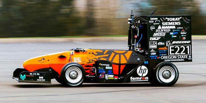 Formula SAE team race car