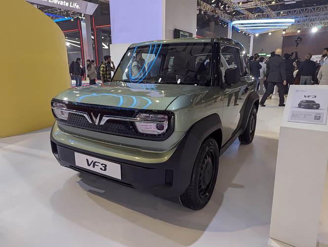 Vinfast vf3 bharat mobility auto expo